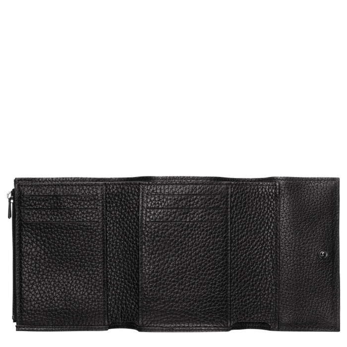 Roseau Essential Compact wallet, Black