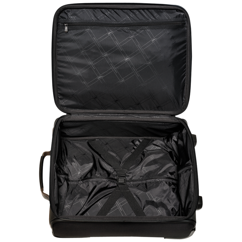 Valise S Boxford , Toile recycl&eacute;e - Noir  - Vue 4 de 4