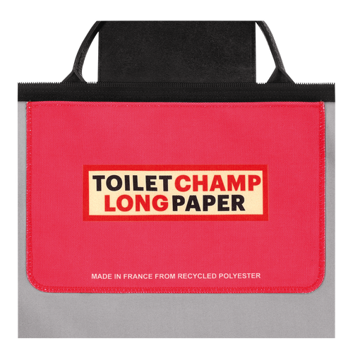 Reisetasche S Longchamp x ToiletPaper , Canvas - Rot - Ansicht 5 von 6