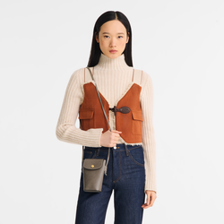 &Eacute;pure Phone case with leather lace , Turtledove - Leather