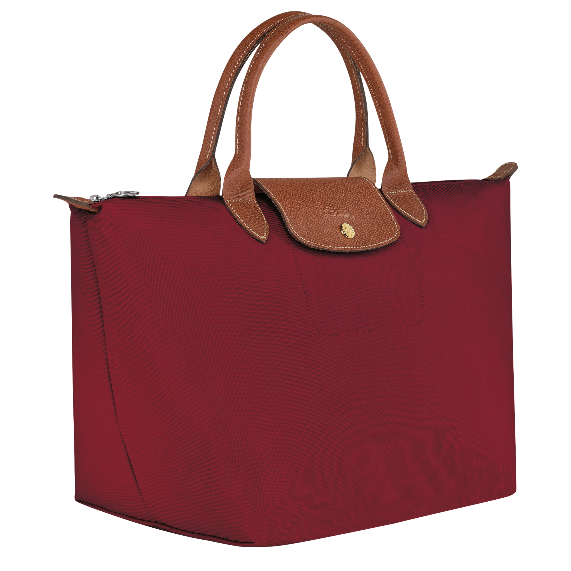 Le Pliage Original M Tote bag Red - Recycled canvas (L2605089P59