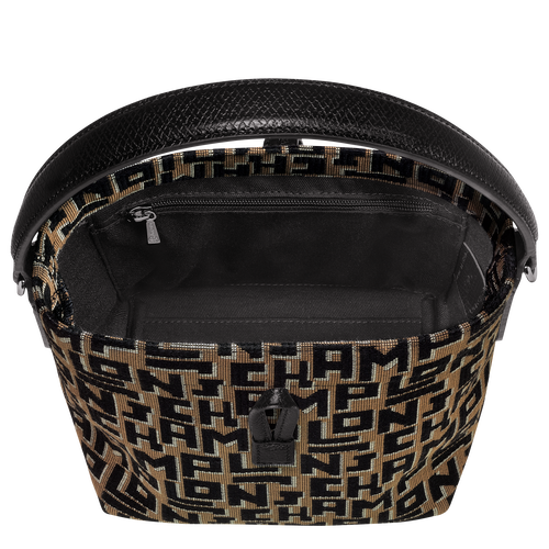 Roseau Essential LGP Bucket bag S, Taupe/Black