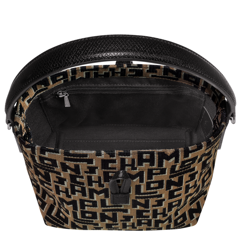 Roseau Essential LGP Bucket bag S, Taupe/Black