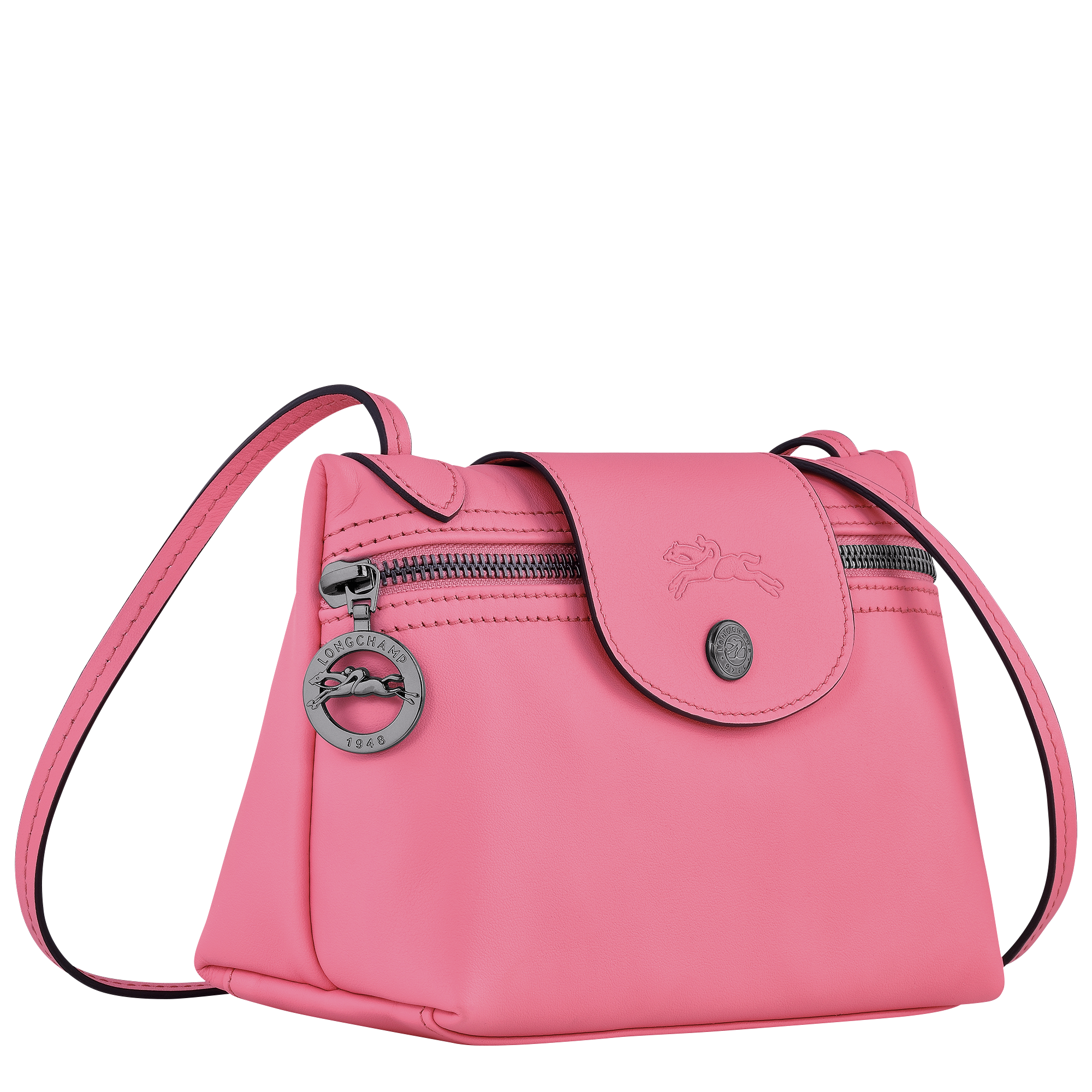 Longchamp Le Pliage Xtra Crossbody bag Petal Pink - Leather