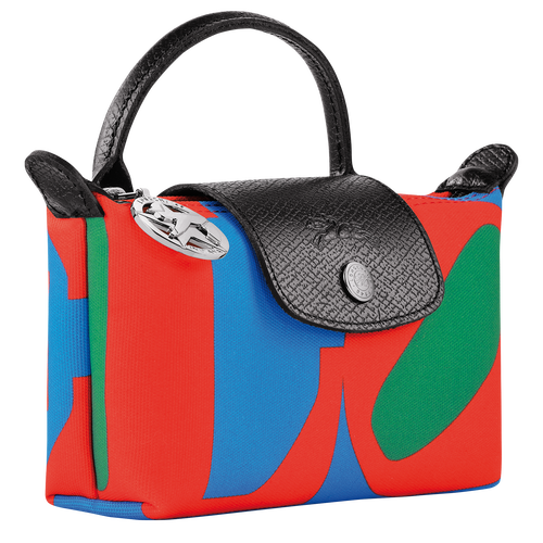 Longchamp x Robert Indiana Pouch , Red - Canvas - View 3 of  5
