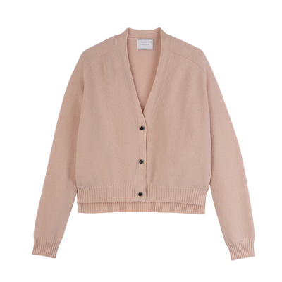 開襟衫 , 芭蕾粉色 - 針織