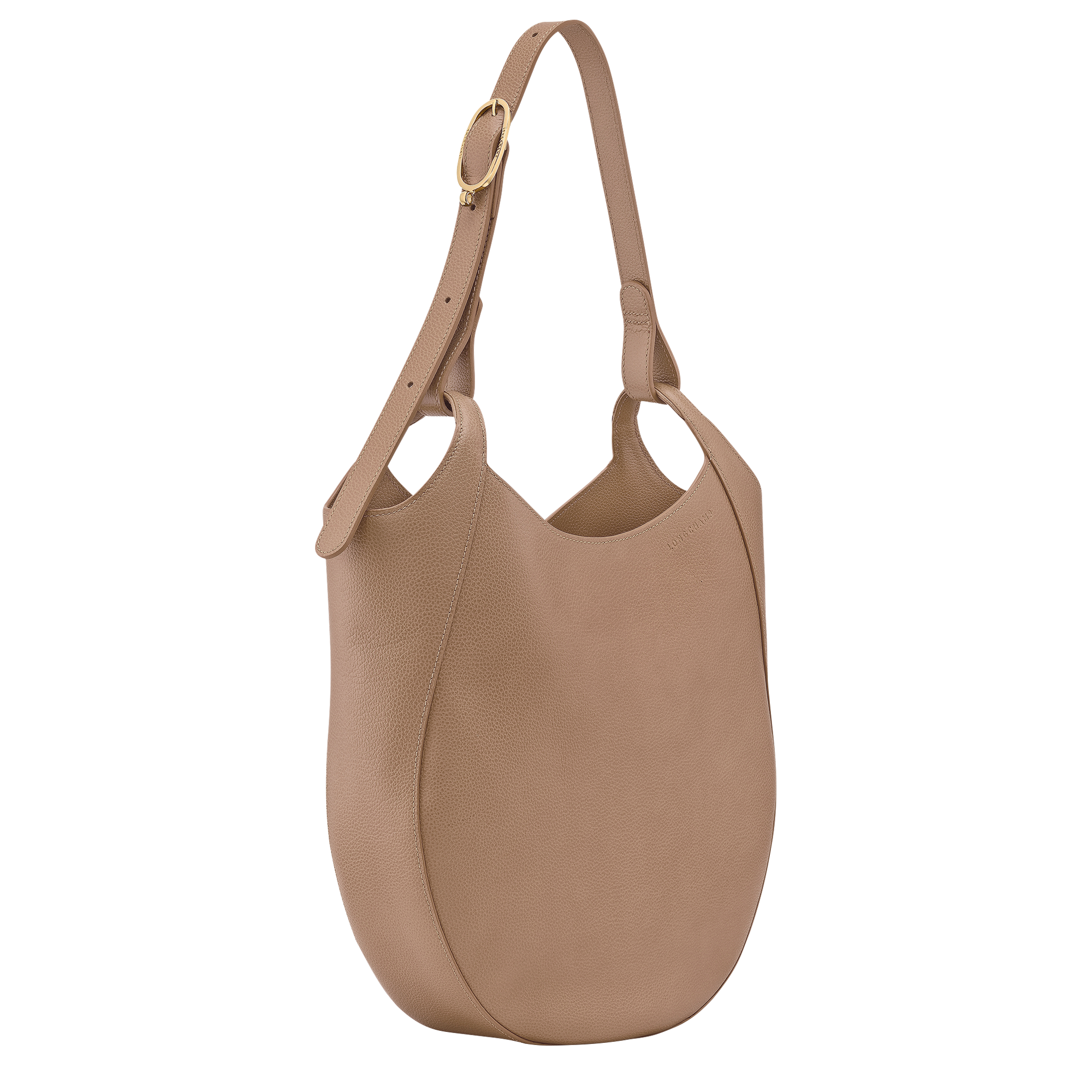 Hobo bag L, Biscuit - View 3 of
6 - zoom in Le Foulonné Hobo bag L, Biscuit