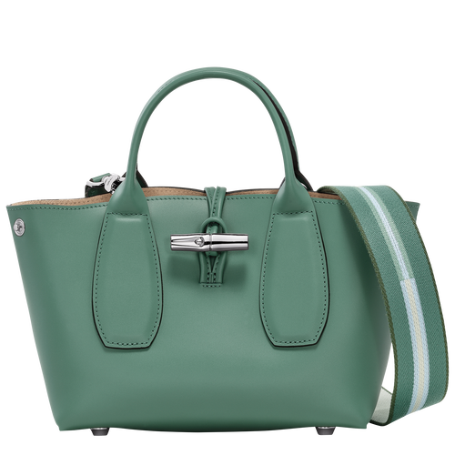 Roseau S Handbag , Sage - Leather - View 5 of 6