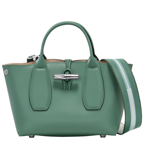 Roseau S Handbag , Sage - Leather - View 5 of  6