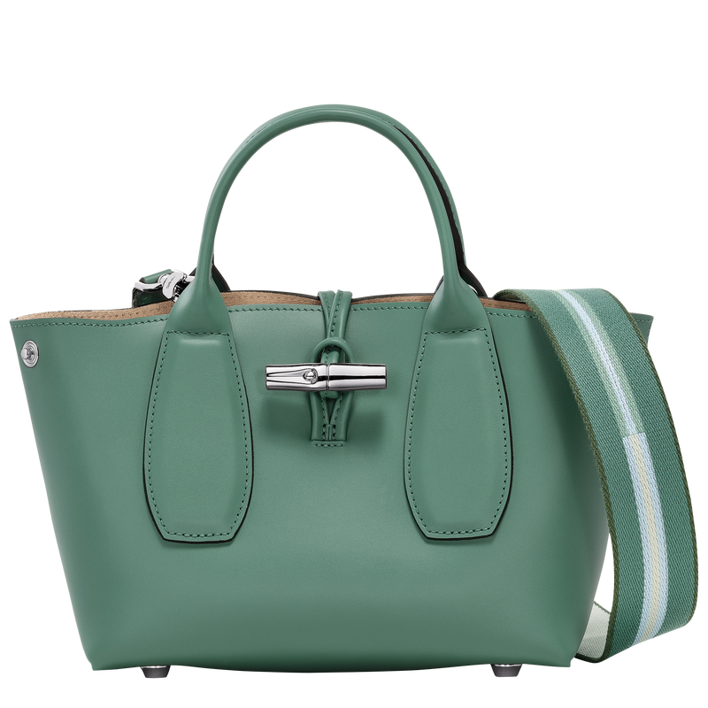 Roseau S Handbag , Sage - Leather  - View 5 of  6