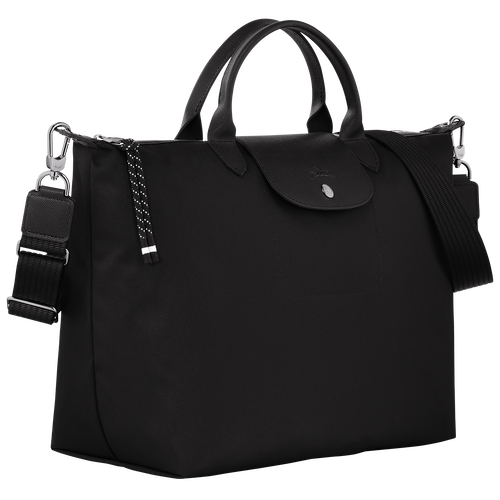 Le Pliage Energy XL Handbag , Black - Recycled canvas - View 2 of 5