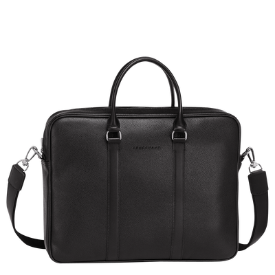 Le Foulonné Briefcase S, Black