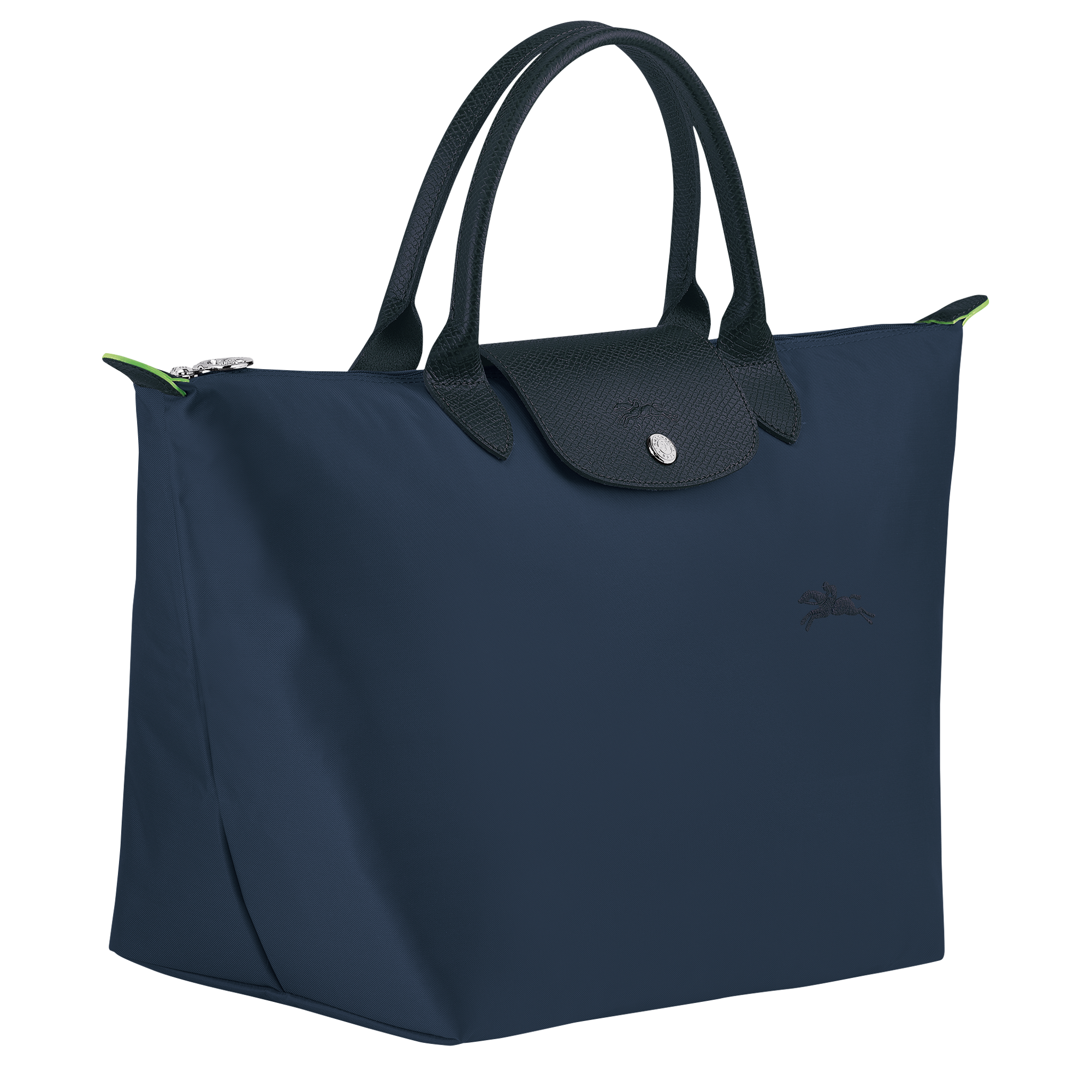 Le Pliage Green Handbag M, Navy