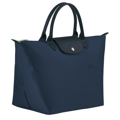 Le Pliage Green M Handbag , Navy - Recycled canvas - View 3 of 5
