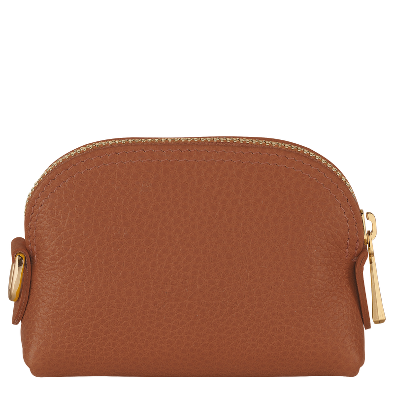 Le Foulonné Coin purse , Caramel - Leather  - View 2 of  4