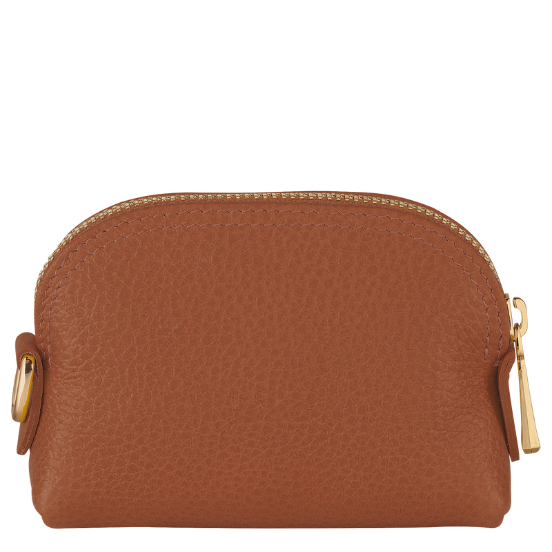 Le Foulonné Coin purse , Caramel - Leather  - View 2 of 4