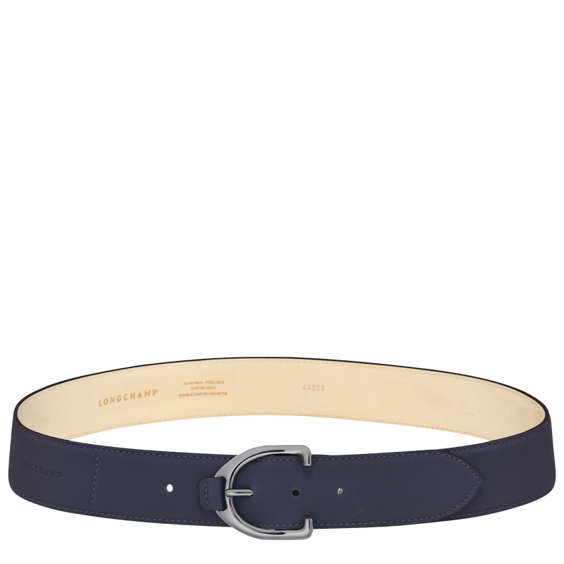 Longchamp 3D Ladies' belt , Bilberry - Leather  - View 1 of  2
