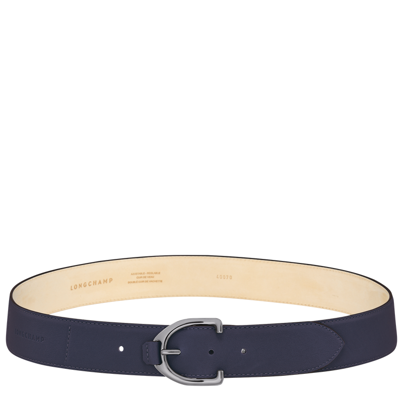 Longchamp 3D Ladies' belt , Bilberry - Leather  - View 1 of 2