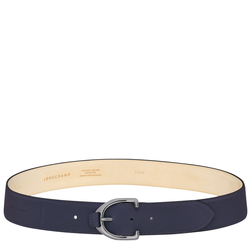 Longchamp 3D Ladies' belt , Bilberry - Leather  - View 1 of  2