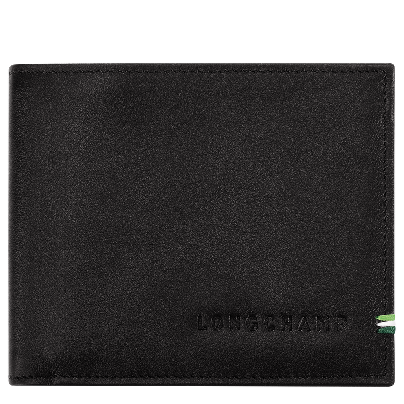 Longchamp sur Seine Wallet , Black - Leather  - View 1 of  3