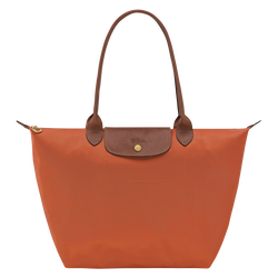 Le Pliage Original L Tote bag , Brick - Recycled canvas