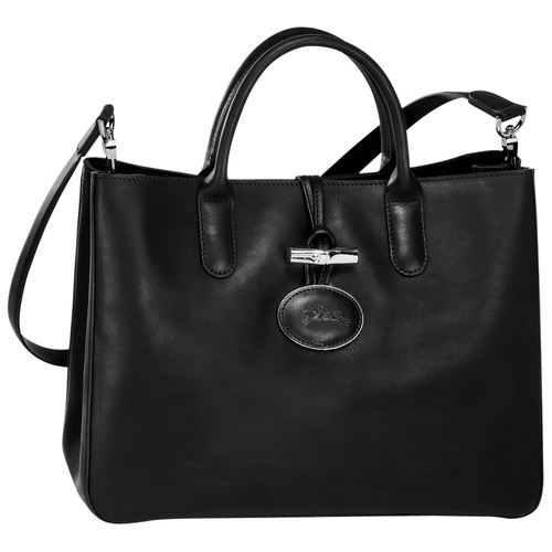 Tote bag M, 001 Black Tote bag M, 001 Black, hi-res