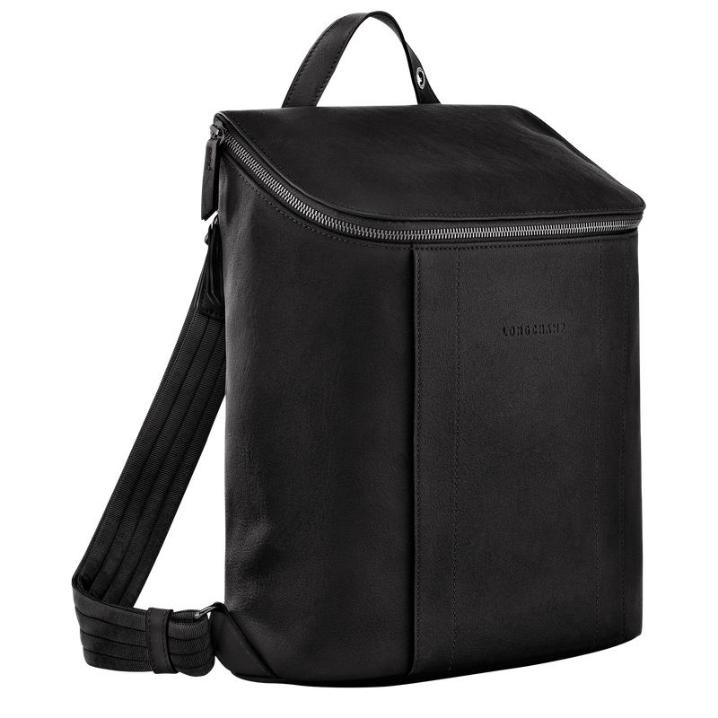 Longchamp 3D M Backpack , Black - Leather  - View 3 of 5