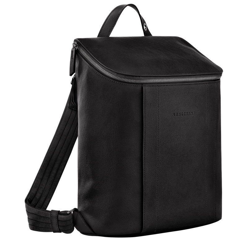 Longchamp 3D M Backpack , Black - Leather  - View 3 of  5