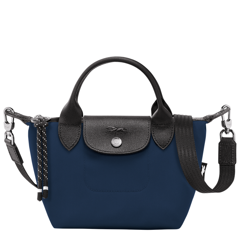 Le Pliage Energy XS Handbag , Navy - Recycled canvas  - View 1 of 6