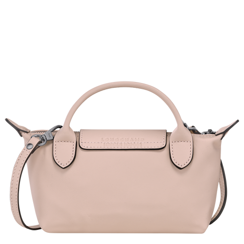 Le Pliage Xtra XS Pouch , Nude - Leather - View 4 of  6
