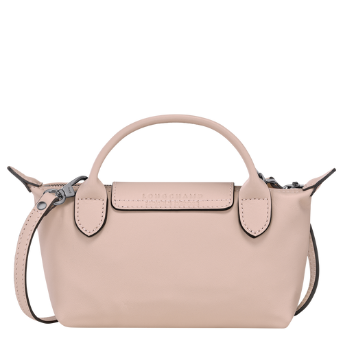Le Pliage Xtra XS Pouch Nude Leather Longchamp US