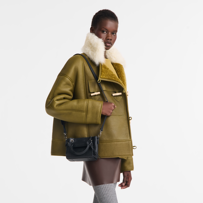 Sac à main XS Longchamp 3D , Cuir - Noir