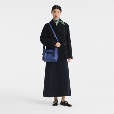 Sac bandouli&egrave;re S Longchamp 3D , Cuir - Chardon