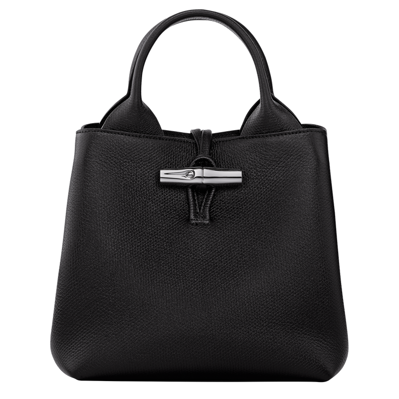 Le Roseau S Handbag , Black - Leather  - View 1 of  7