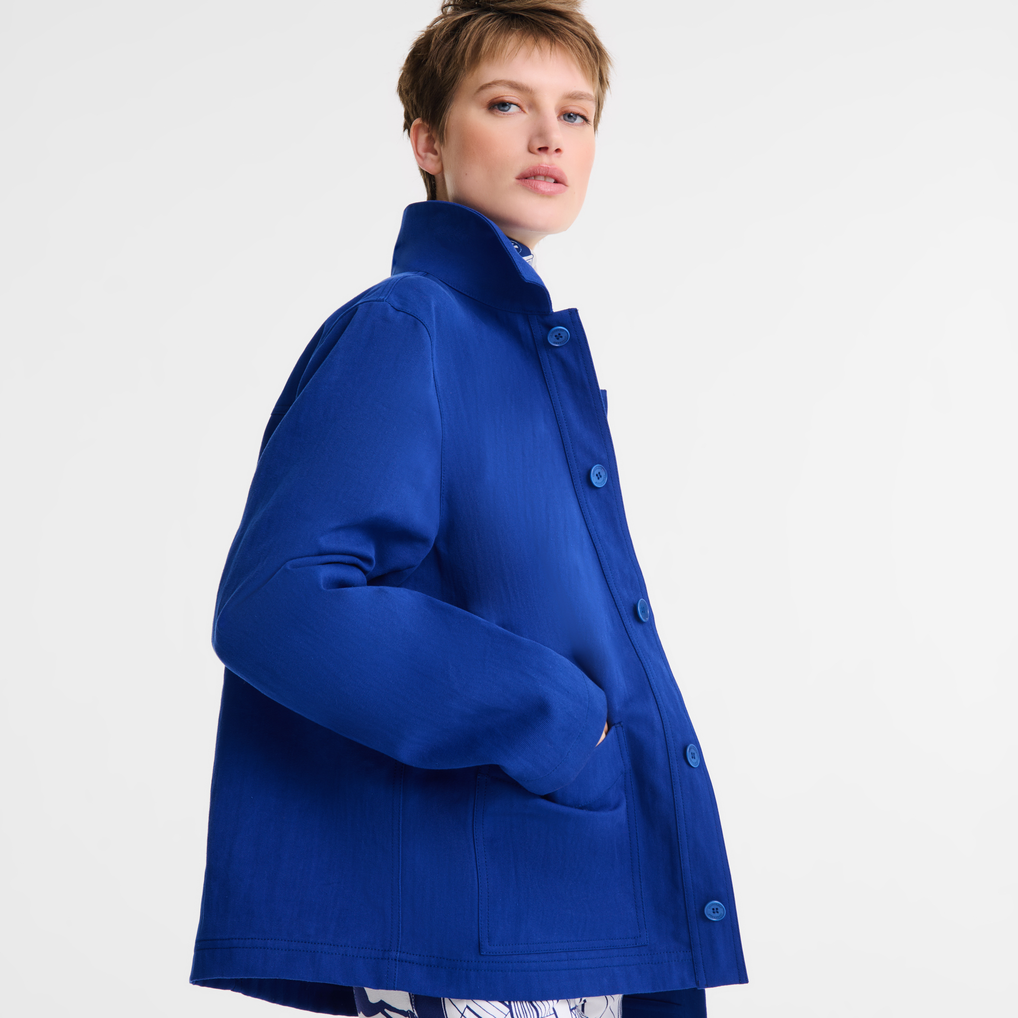 Jacket, Cobalt - View 4 of
5 - zoom in null Jacket, Cobalt
