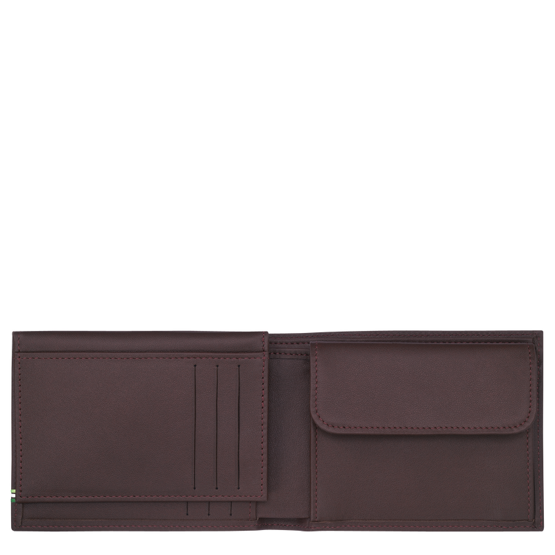 Longchamp sur Seine Wallet , Mocha - Leather  - View 2 of  3