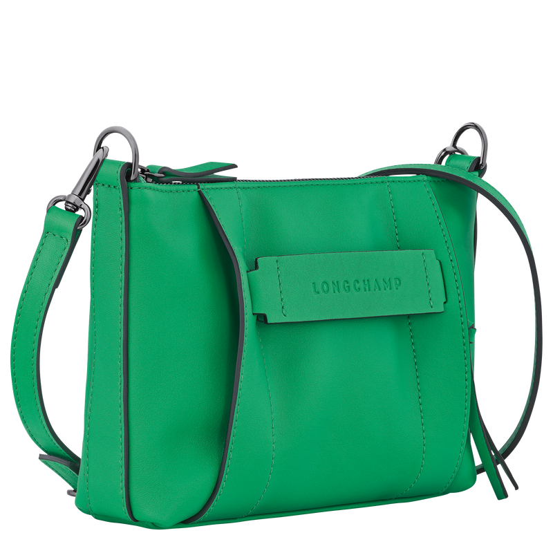 Longchamp 3D S Crossbody bag Green - Leather | Longchamp GB