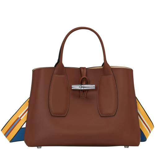 Roseau Handbag M, Ebony
