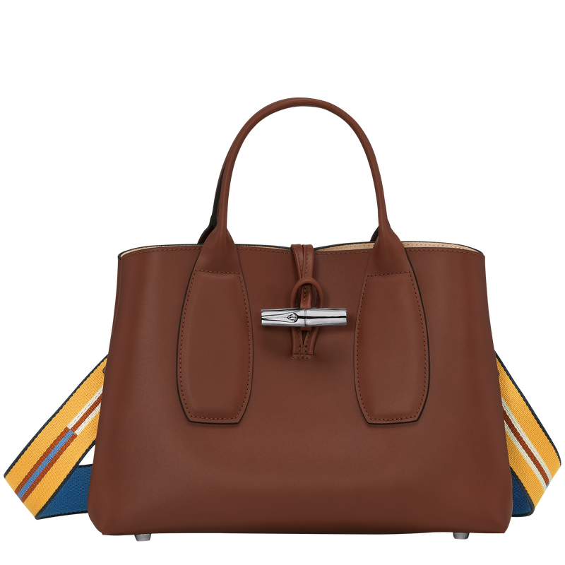 Roseau Handbag M, Ebony