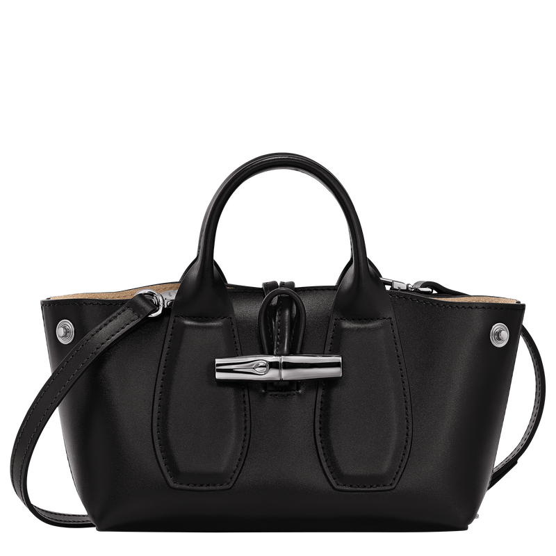 Black on black longchamp shop