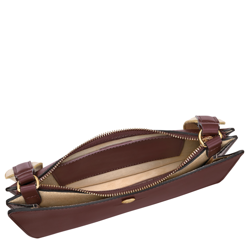 Épure 斜背袋 , 酒紅色 - 皮革  - 查看 5 6