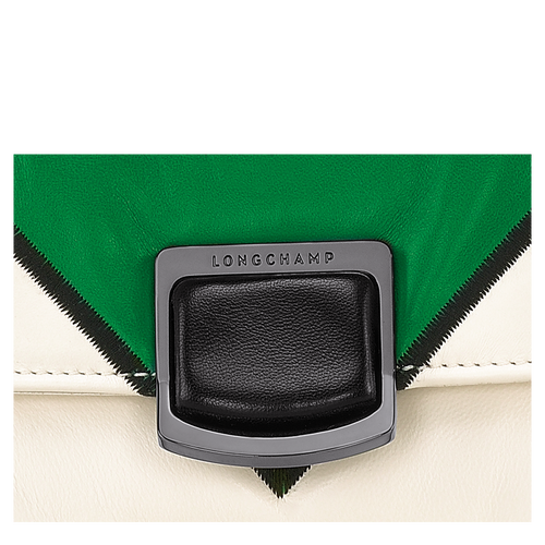 Brioche Losange Crossbody bag S, Green