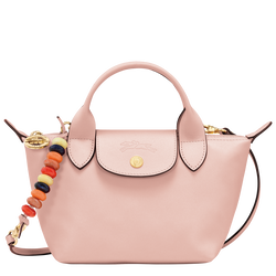 Le Pliage Xtra Tas met handgreep aan de bovenkant XS , Nude - Leder