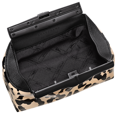 Le Roseau 手拿包 S, Black/Beige