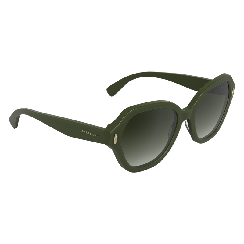Sonnenbrillen , Acetat - Khaki  - Ansicht 2 von 2