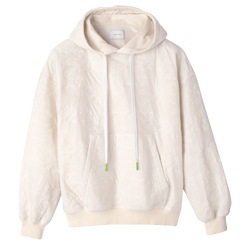 Hoodie , Ecru - Knit