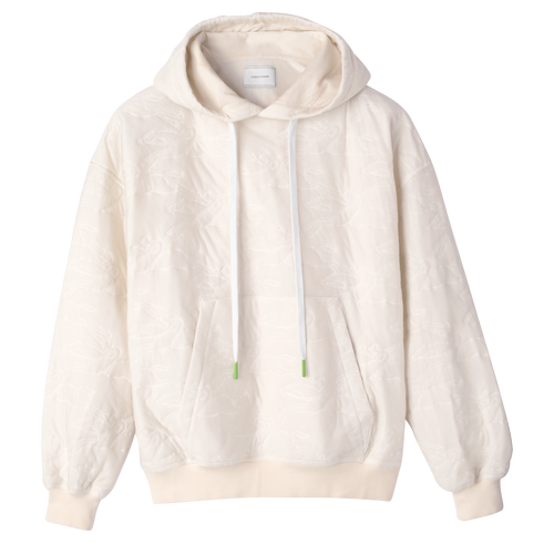 Hoodie Ecru Jersey Longchamp EN