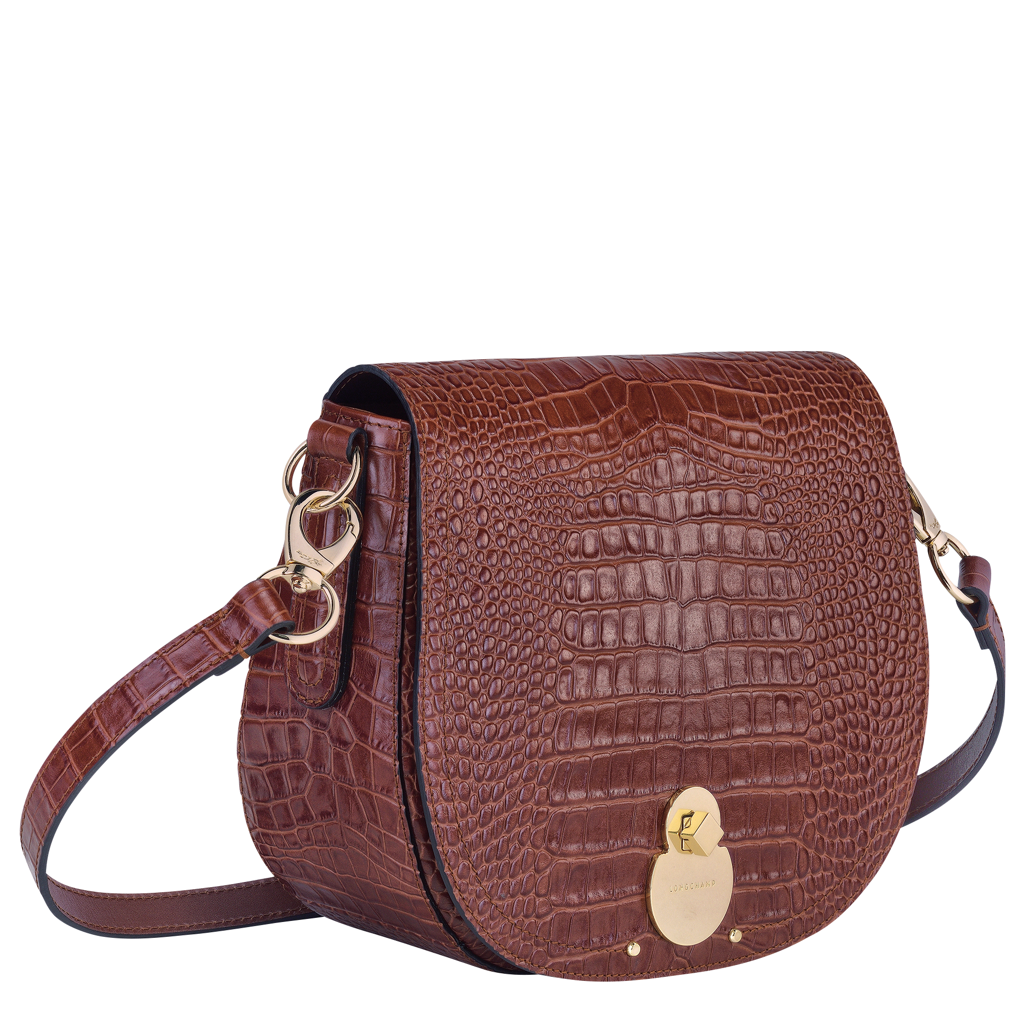 cognac crossbody bag