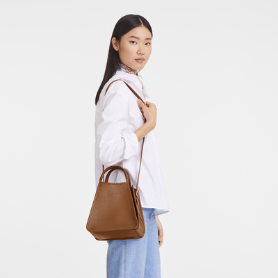 Le Foulonné S Handbag Caramel - Leather | Longchamp US