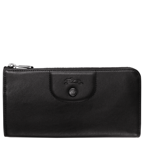 Langformat Brieftasche mit Reissverschluss, Schwarz - View 1 of 2 Langformat Brieftasche mit Reissverschluss, Schwarz, hi-res - View 1 of 2